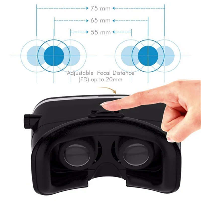 VR 3D IMAX Video Game Glasses Universal Virtual Reality + Bluetooth Controller
