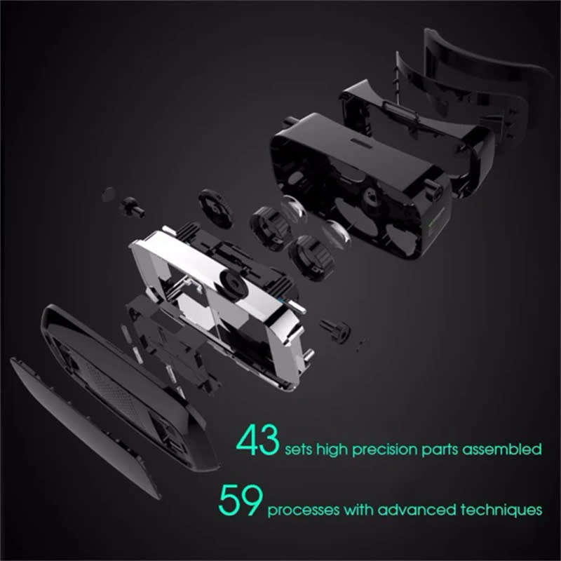VR 3D IMAX Video Game Glasses Universal Virtual Reality + Bluetooth Controller