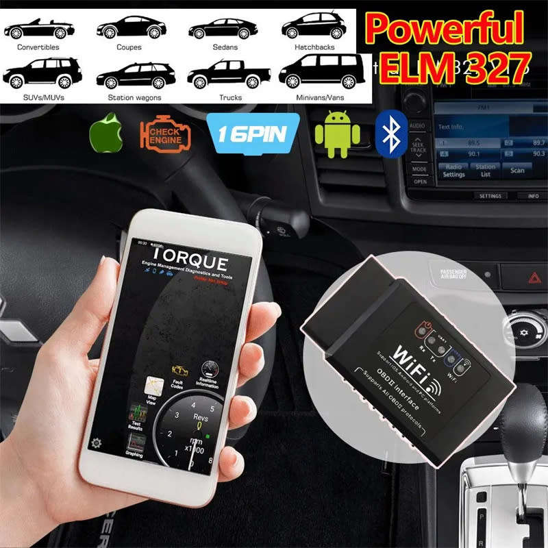 WIFI OBDII ELM327 V1.5 Car Diagnostic Scan Tool for iOS Android