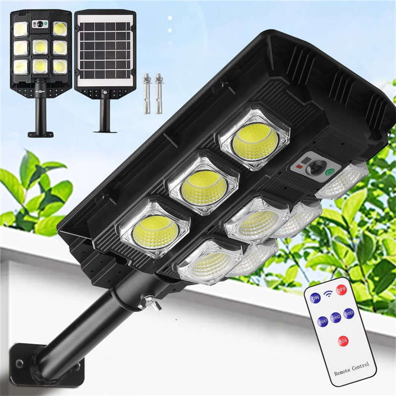 500w LED Solar Street Light Security Floodlight Motion Sensor Outdoor Wall