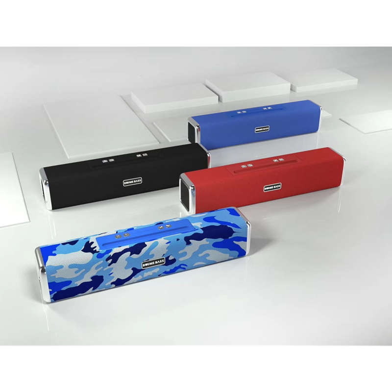 Long Wireless Bluetooth Speaker USB Card Mobile Phone Laptop Portable Bass Speaker