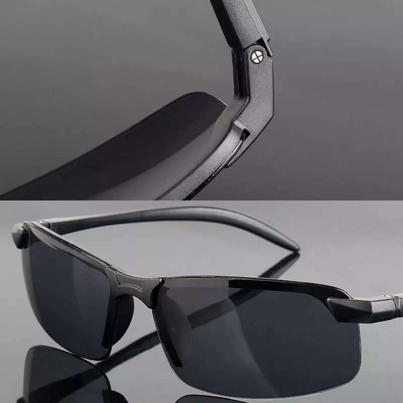 Night Driving Glasses HD Anti-Glare Unisex Vision Polarized Yellow Lenses Tinted
