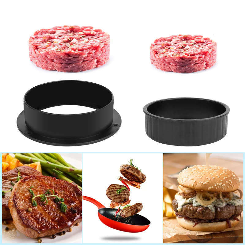 3-in-1 Stuffed Hamburger Patty Maker Ring Mold Kit