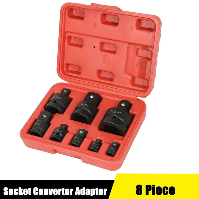 8 PCS Impact Sleeve Adapter Reducer Boost Converter Kit Air Sleeve Mechanical