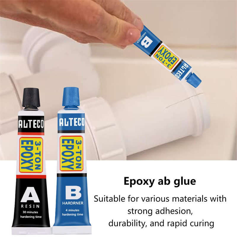 Waterproof Epoxy Resin AB Glue Oil-resistant Metal Bonding Temperature Resistant -60°C ~ 100°C