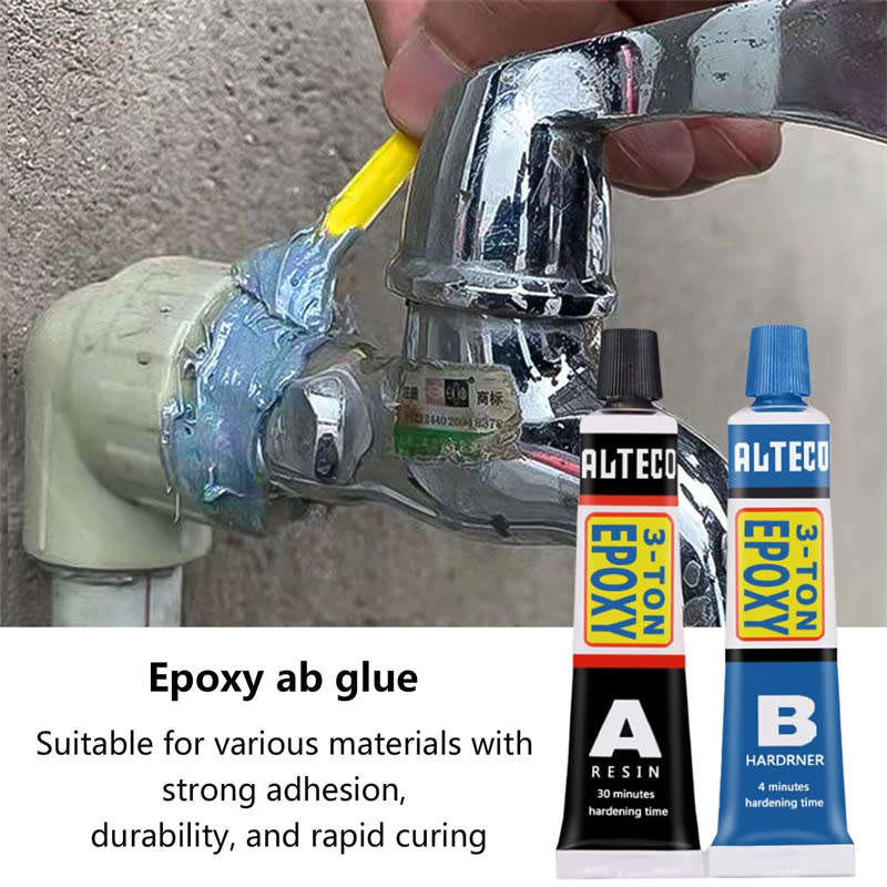 Waterproof Epoxy Resin AB Glue Oil-resistant Metal Bonding Temperature Resistant -60°C ~ 100°C