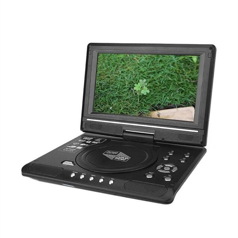 Portable HD DVD Player with LCD Screen, TV Tuner/Card Reader/USB/Game 9.8 Inch