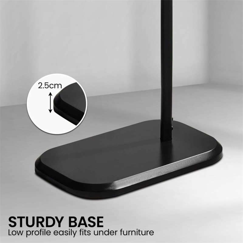 Convenience Concept Oslo Beveled C-Shaped Coffee Table Side Table