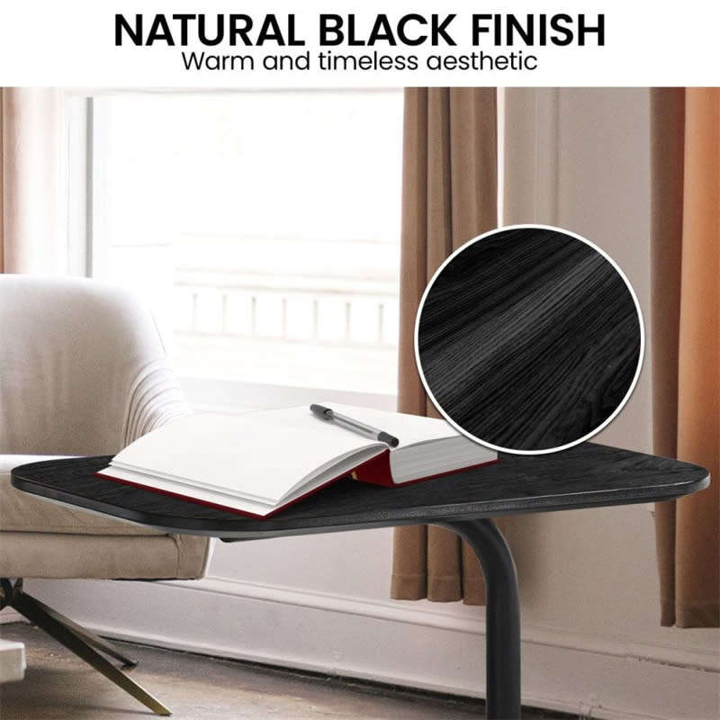 Convenience Concept Oslo Beveled C-Shaped Coffee Table Side Table