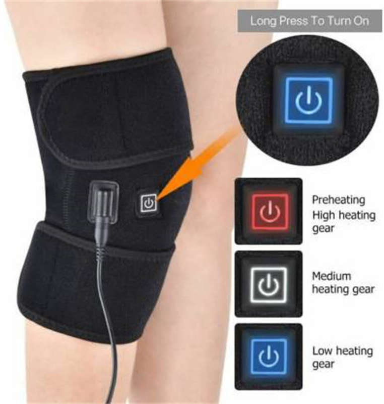 Heated Knee Pads for Arthritis, Heated Knee Massage Wrap Knee Pads