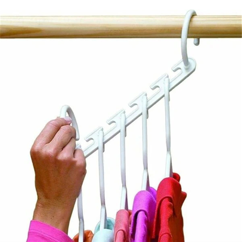 8-Pack Triple Tier Wardrobe Space Hangers