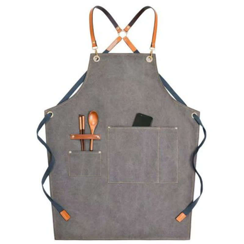 Waterproof Apron Kitchen Apron Women Bartender Uniform Apron