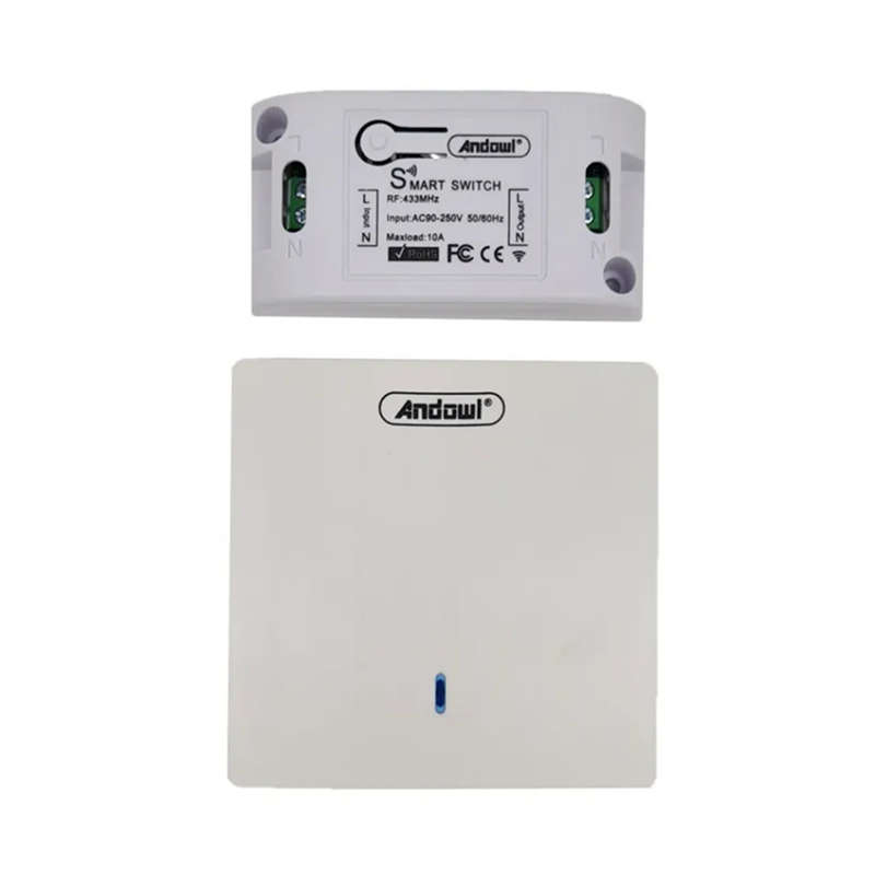 WiFi Button Wall Switch Remote Control Module ANDOWL Smart Switch