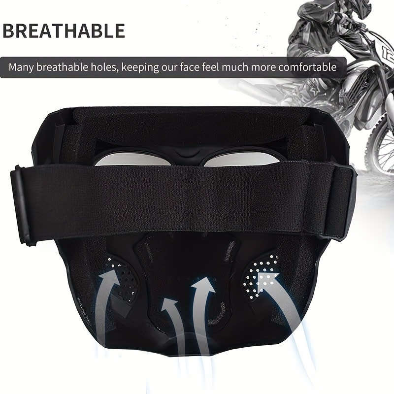 Skull Mask Tactical Full Face Protection Outdoor Cycling Windproof Goggles