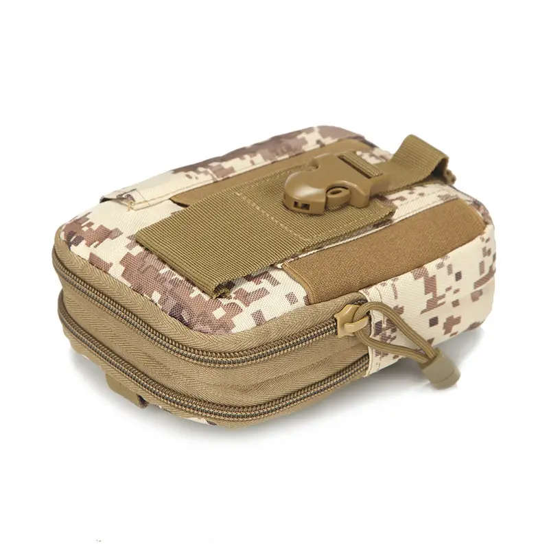 Men`s Military Tactical Belt Bag - Belt Bag Small Pocket Running Travel Camping Bag