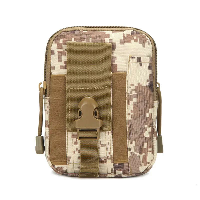 Men`s Military Tactical Belt Bag - Belt Bag Small Pocket Running Travel Camping Bag