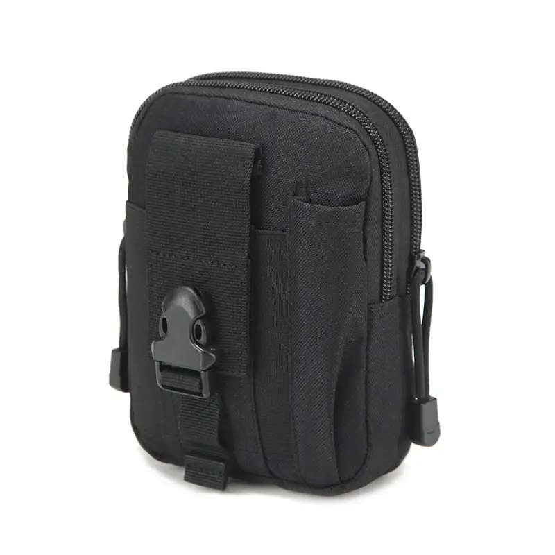 Men`s Military Tactical Belt Bag - Belt Bag Small Pocket Running Travel Camping Bag