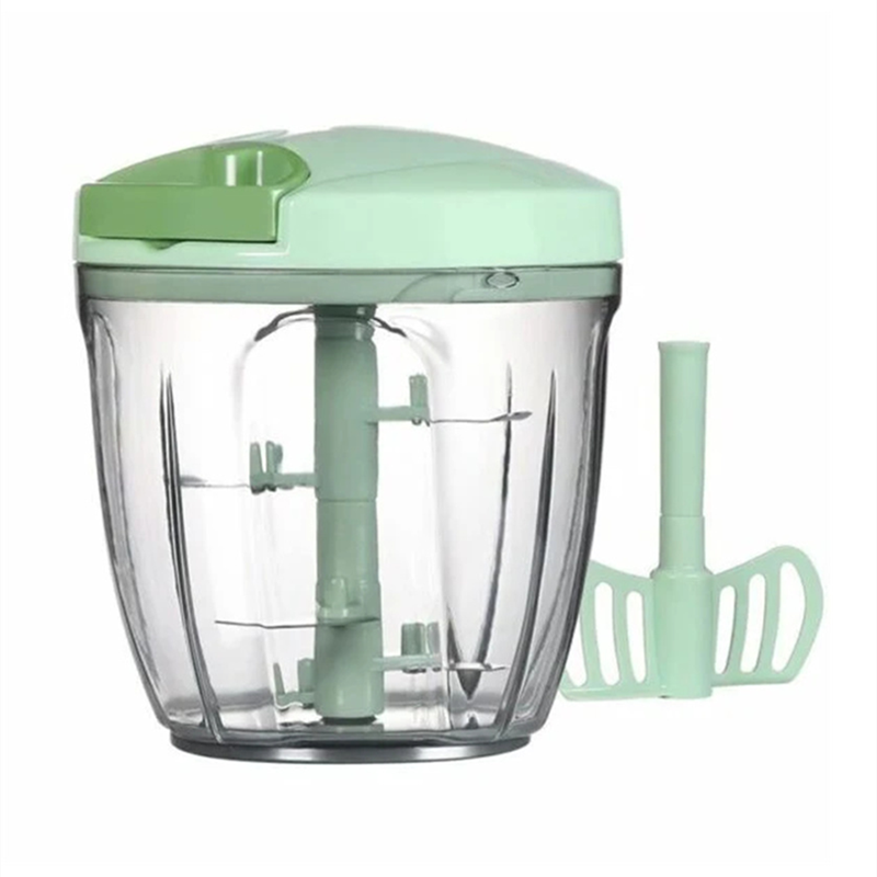 900ML Manual Food Chopper Garlic Chopper Smoothie Blender