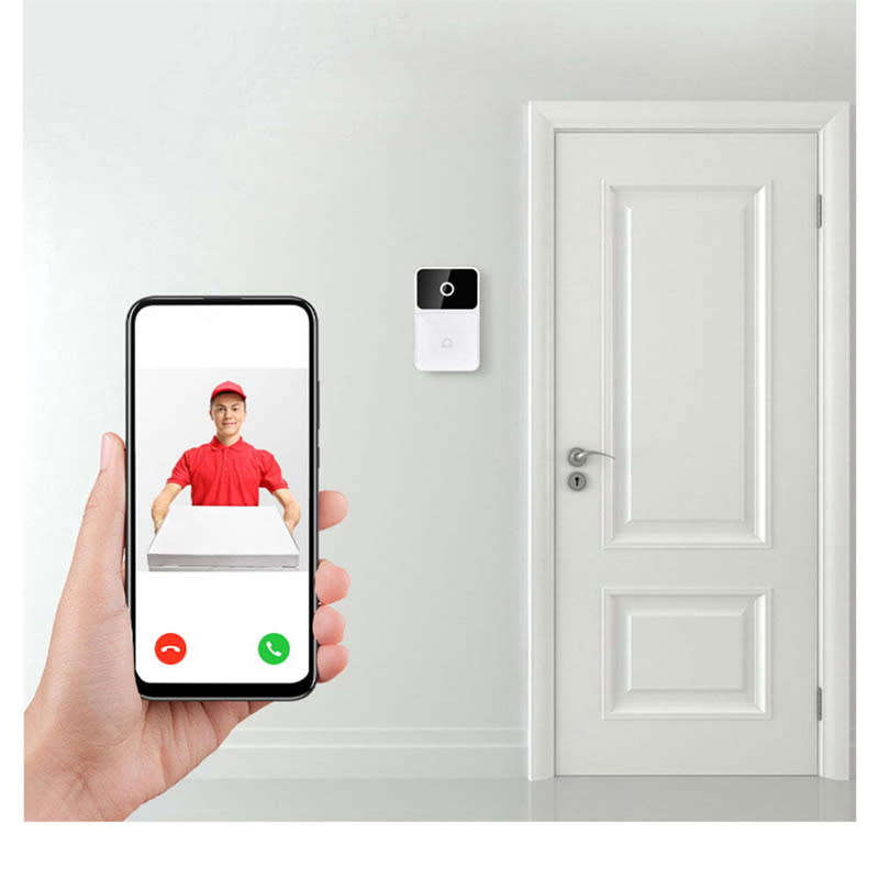 Smart Doorbell with Wi-Fi, Doorbell with Wireless Home App and Remote Control