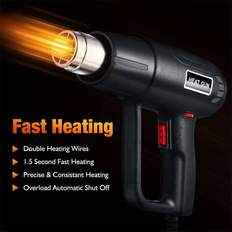 2000W Warm Air Blower Heating Drying Industrial Hot Air Industrial Heater with EU Plug