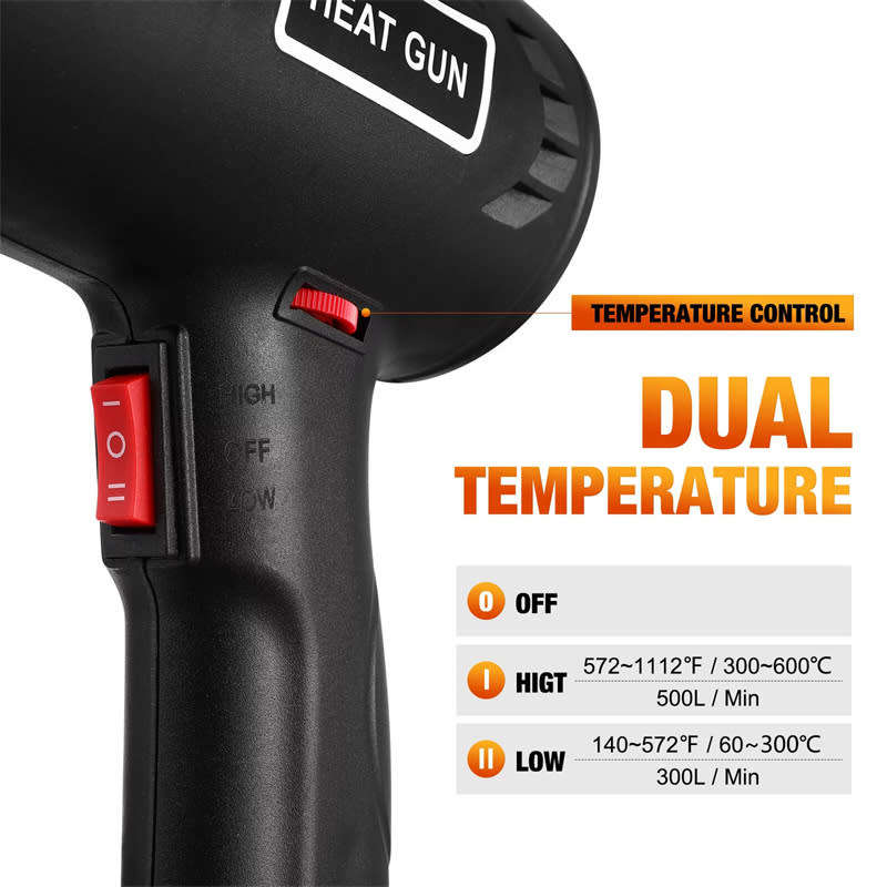 2000W Warm Air Blower Heating Drying Industrial Hot Air Industrial Heater with EU Plug