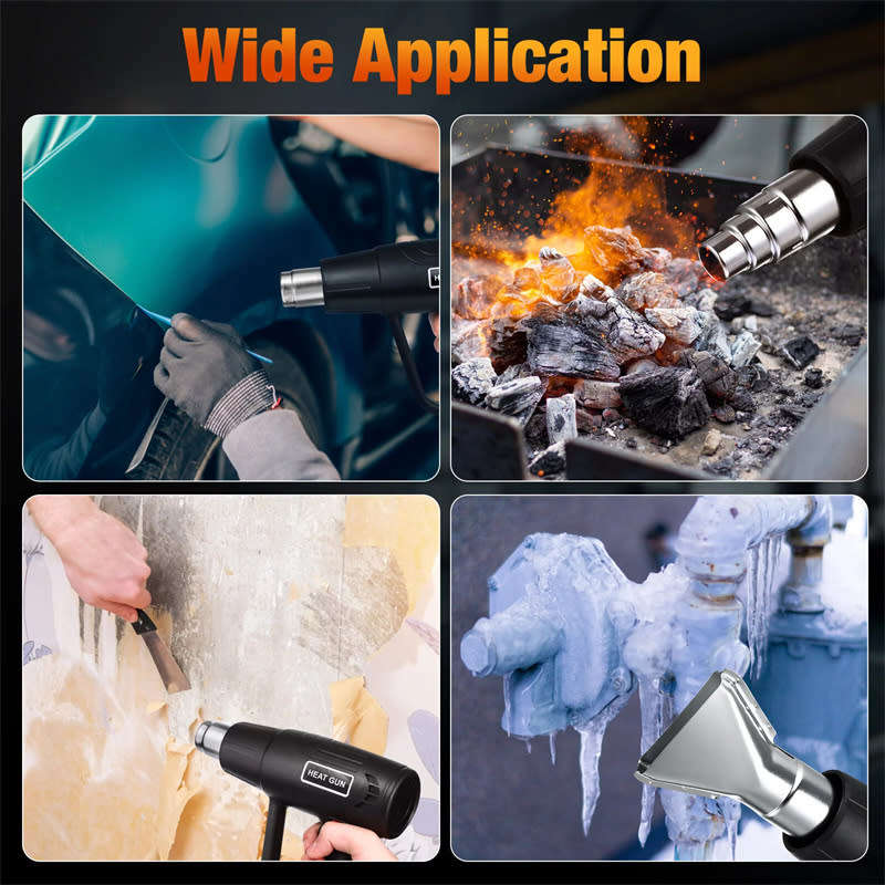2000W Warm Air Blower Heating Drying Industrial Hot Air Industrial Heater with EU Plug