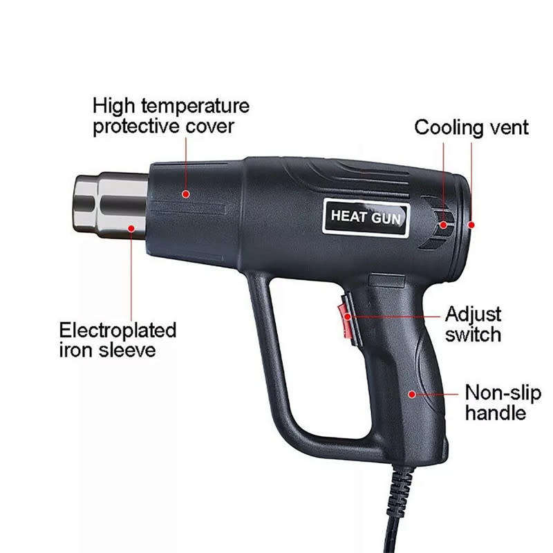 2000W Warm Air Blower Heating Drying Industrial Hot Air Industrial Heater with EU Plug