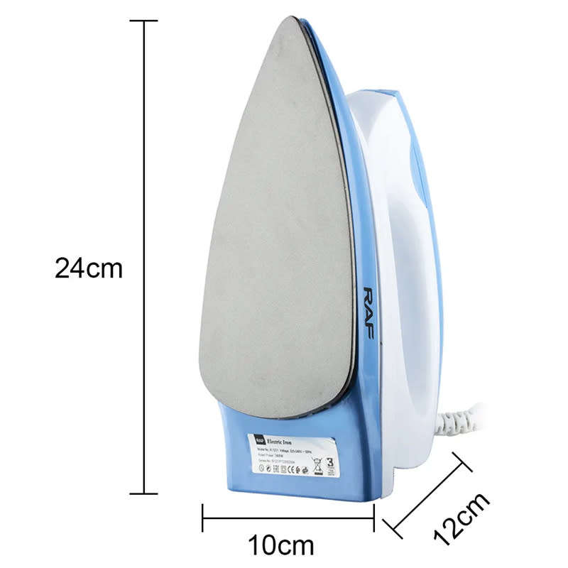 Professional Electric Ceramic Steam Iron 2400W with Non-Stick Sole for Laundry