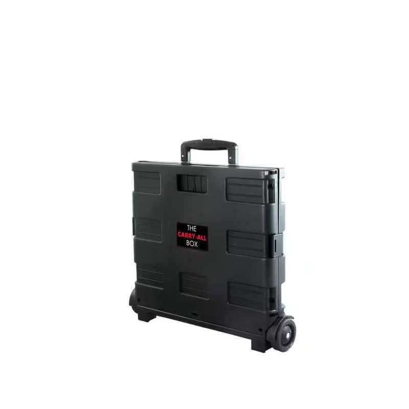 Heavy Duty Plastic Portable Folding Trolley Shopping Cart