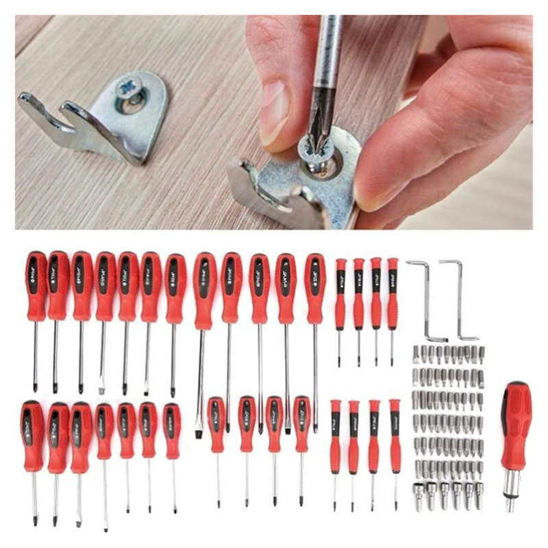 Screwdriver Bit Set with Storage Rack (100 Pieces)
