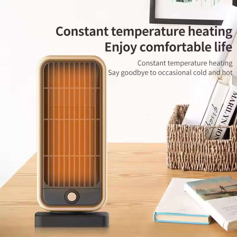 Portable Room Fan Heater 500W Plug-in Wall Heater Instant Electric