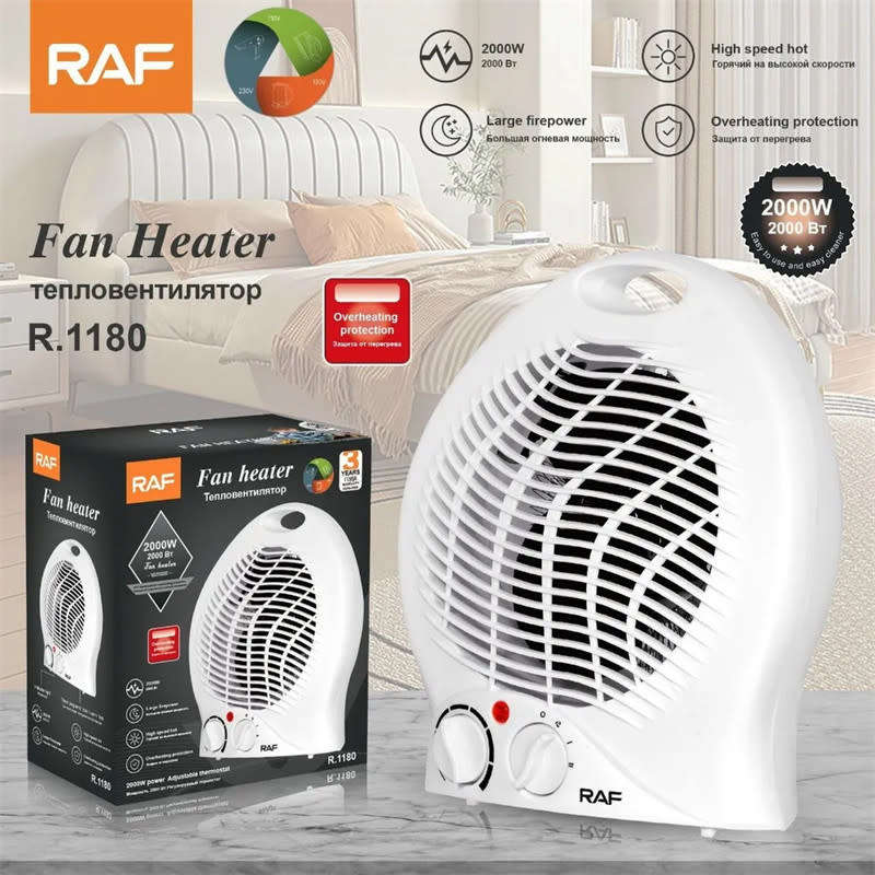 2 in 1 Electric Room Heater With A Fan With Automatic Temperature Control