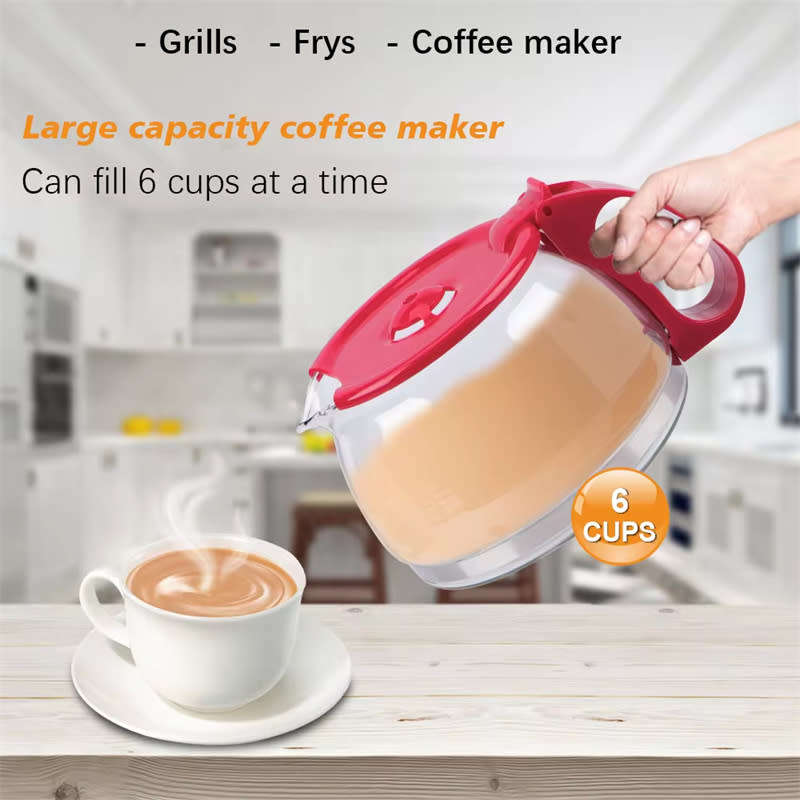 3 in 1 Multifunctional High Heating Electric Mini Oven with Coffee Maker Breakfast Maker Oven
