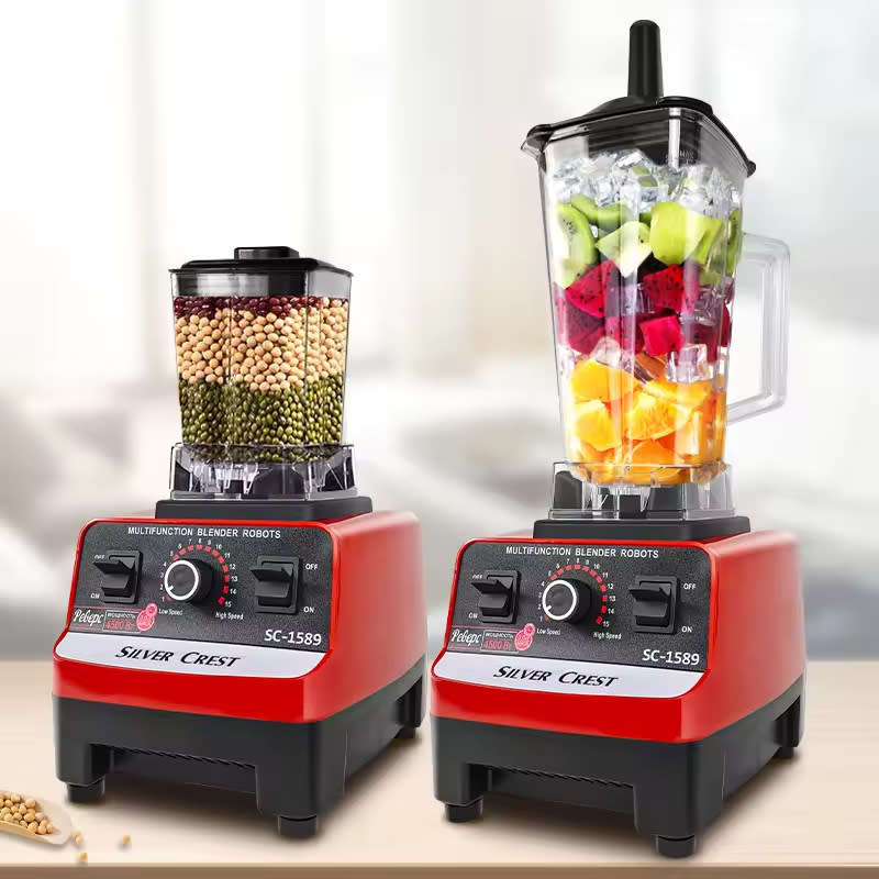 4500W High Speed Electric Food Extractor Fruit Blender Juicer 15 Speed Blender