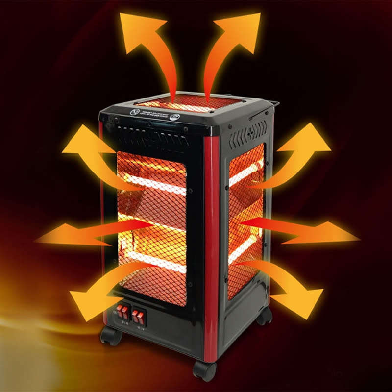 5 Directions Vertical Electric Heater Quartz Tube Electric Heater 2000W