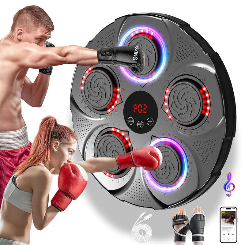 Adult Smart Electronic Music Boxing Mat Wall Mounted Smart Music Boxing Training Equipment