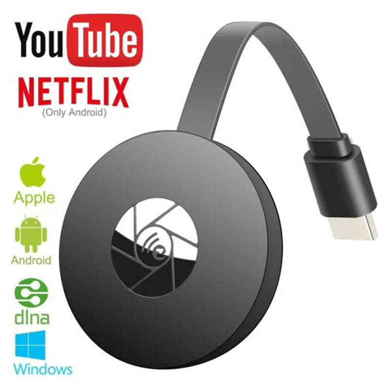 4K Wireless Wifi Portable TV Receiver Support Miracast Airplay DLNA TV Stick