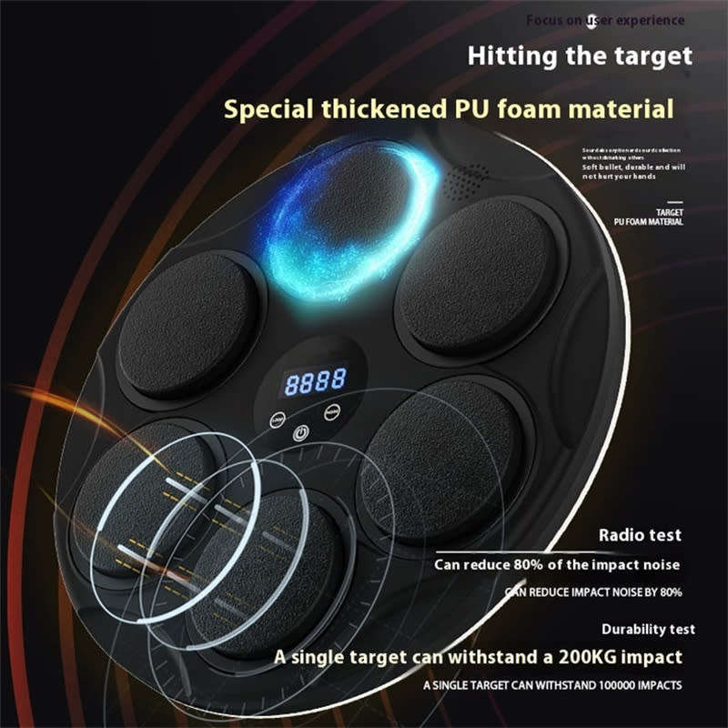 Adult Smart Electronic Music Boxing Mat Wall Mounted Smart Music Boxing Training Equipment