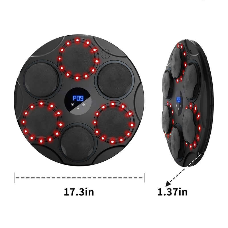 Adult Smart Electronic Music Boxing Mat Wall Mounted Smart Music Boxing Training Equipment