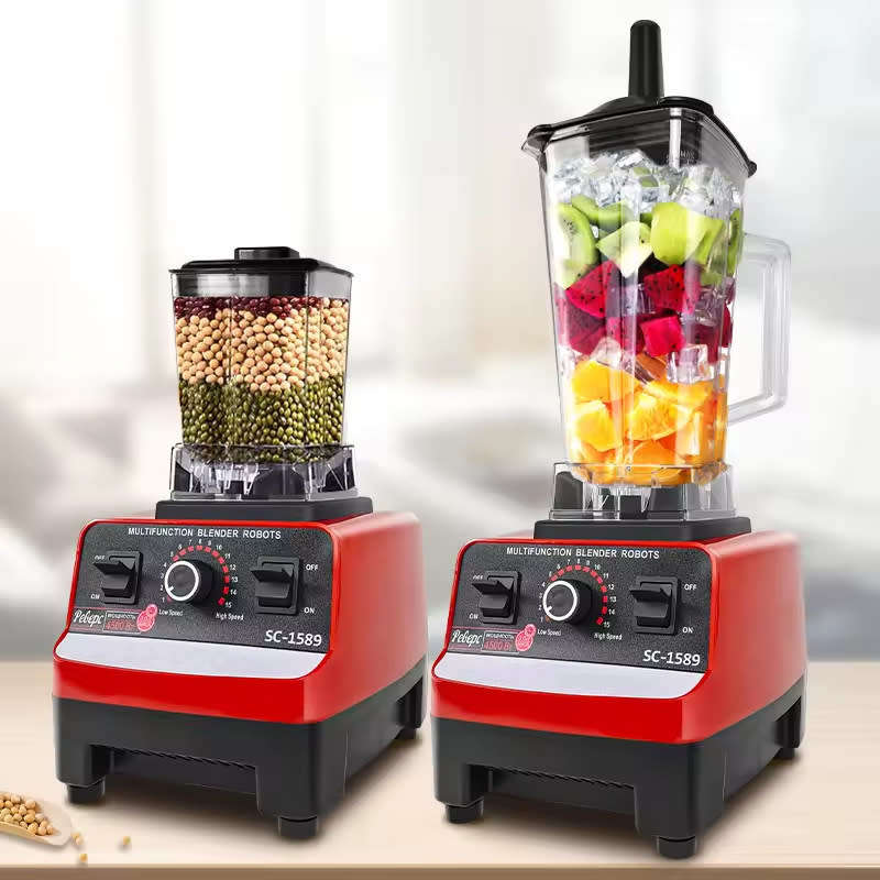 4500W High Speed Electric Food Extractor Fruit Blender Juicer 15 Speed Blender