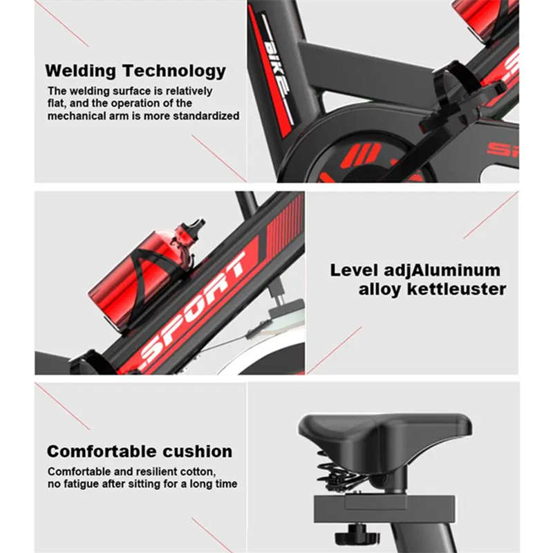 Silent Spinning Bike Gym Exercise Weight Loss Equipment Indoor Spinning Bike