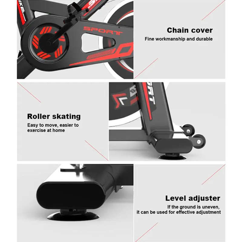 Silent Spinning Bike Gym Exercise Weight Loss Equipment Indoor Spinning Bike