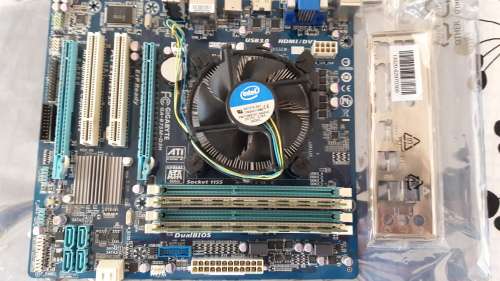 Gigabyte GA-B75M-D3H + Core i5 processor and 8GB DDR3 Ram