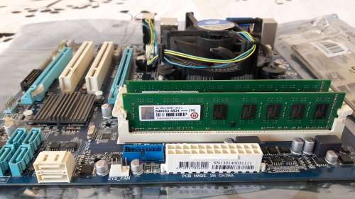 Gigabyte GA-B75M-D3H + Core i5 processor and 8GB DDR3 Ram