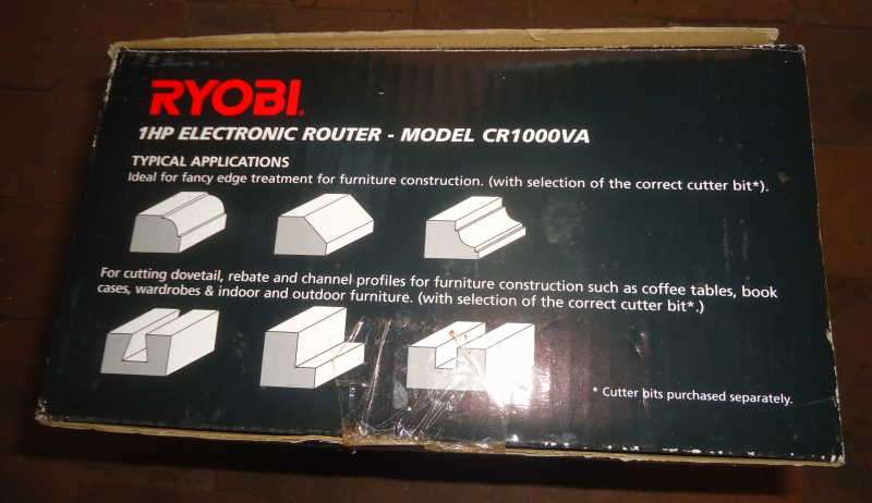 RYOBI 254 MM COMBINATION HOME WORKSHOP - TABLE SAW & ROUTER