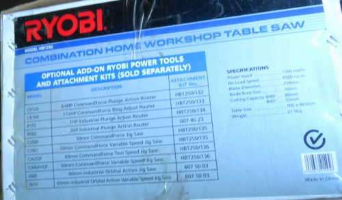 RYOBI COMBINATION HOME WORKSHOP