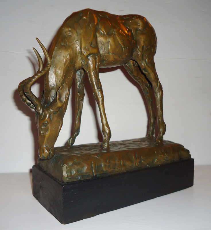 JO ROOS (SOUTH AFRICAN 1926-2010) BRONZE