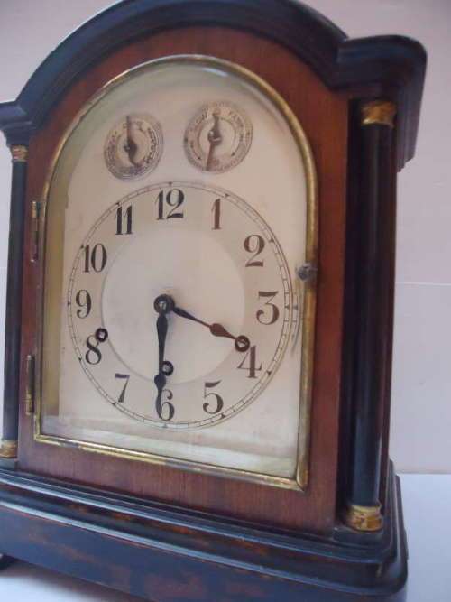 ANTIQUE WESTMINSTER GERMAN H.A.C MANTEL CLOCK
