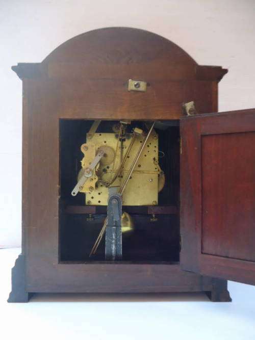 ANTIQUE WESTMINSTER GERMAN H.A.C MANTEL CLOCK