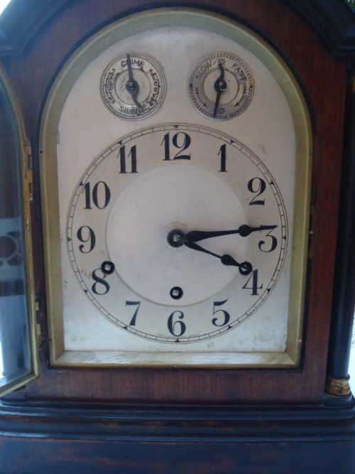 ANTIQUE WESTMINSTER GERMAN H.A.C MANTEL CLOCK